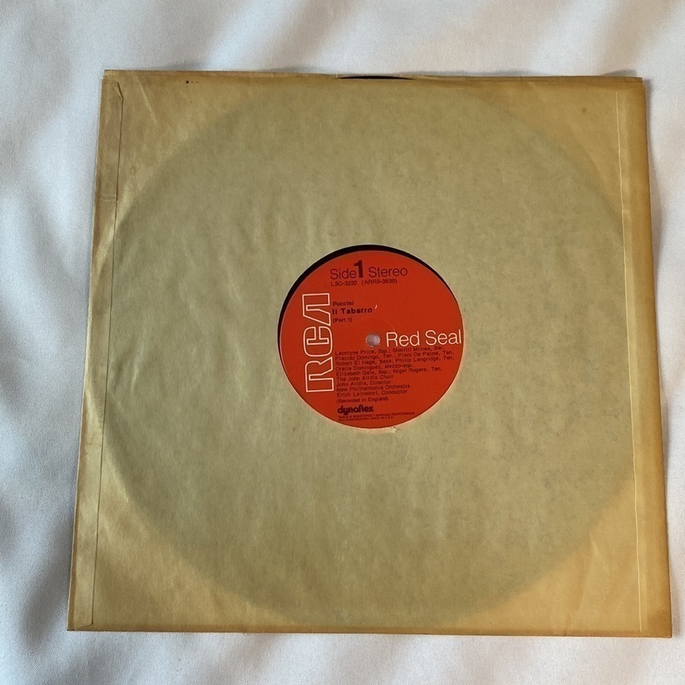 PUCCINI: “IL TABARRO” VINYL RECORD ✨✨✨ - Picture 3 of 8